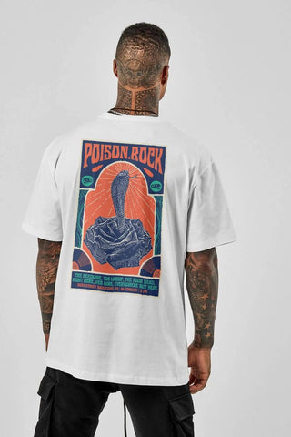 Poison Rock Oversize Erkek Tişört PΛSΛGE