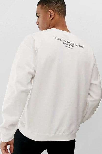 SOLEIL Oversize Erkek Sweatshirt PΛSΛGE