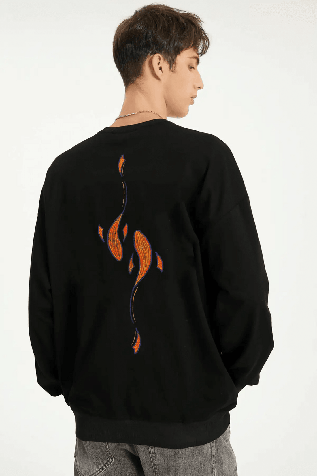 SRIATA  Oversize Erkek Sweatshirt PΛSΛGE