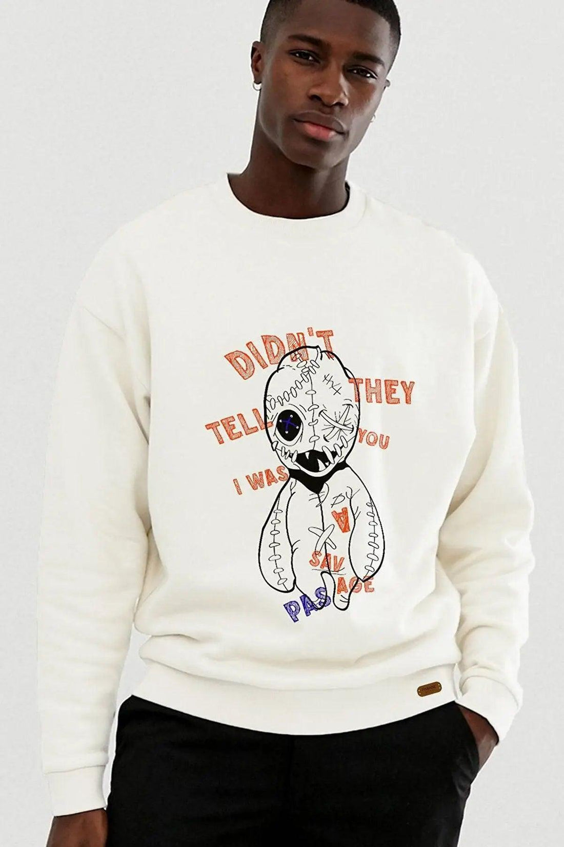 Savage Oversize Erkek Sweatshirt PΛSΛGE