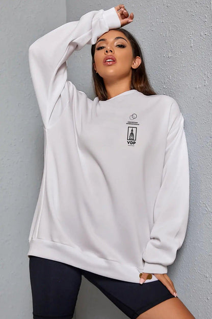 Wined Oversize Kadın Sweatshirt PΛSΛGE