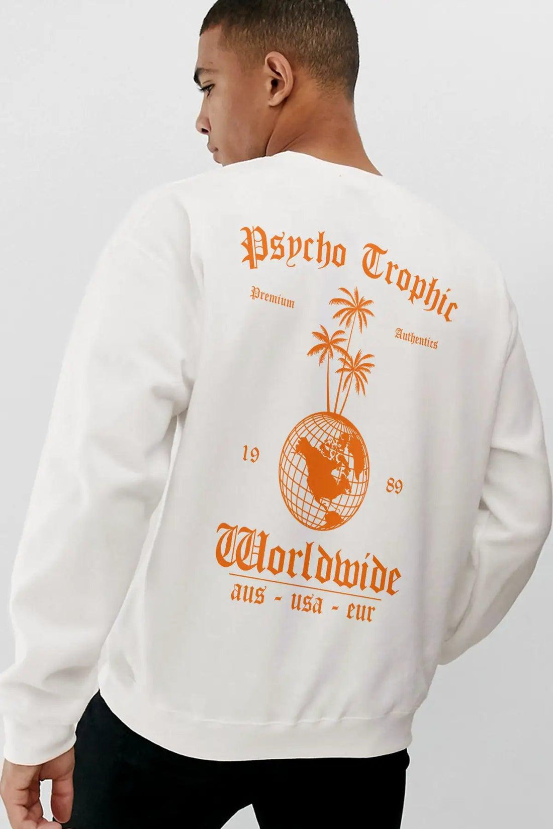 Psycho Tropic Oversize Erkek Sweatshirt - PΛSΛGE