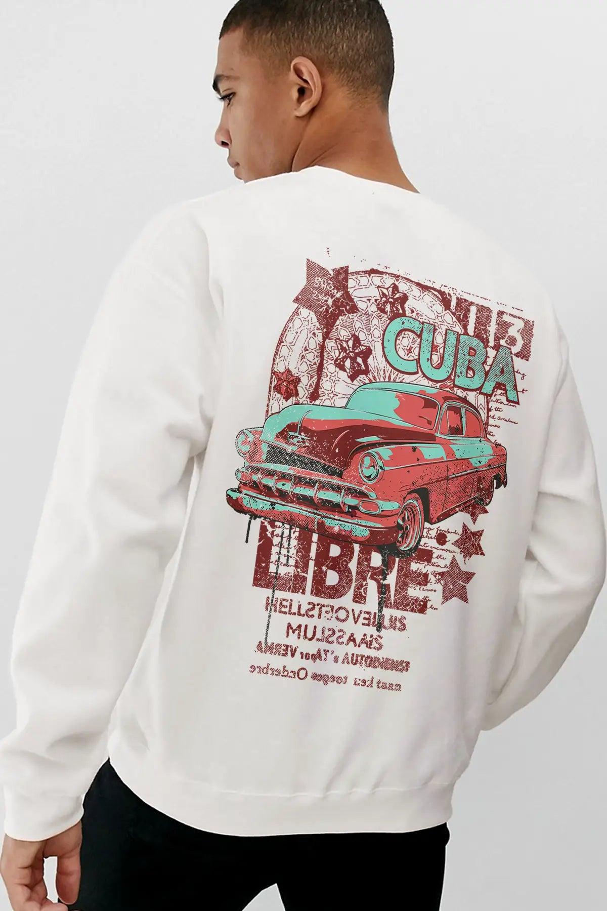 Cuba Oversize Erkek Sweatshirt - PΛSΛGE