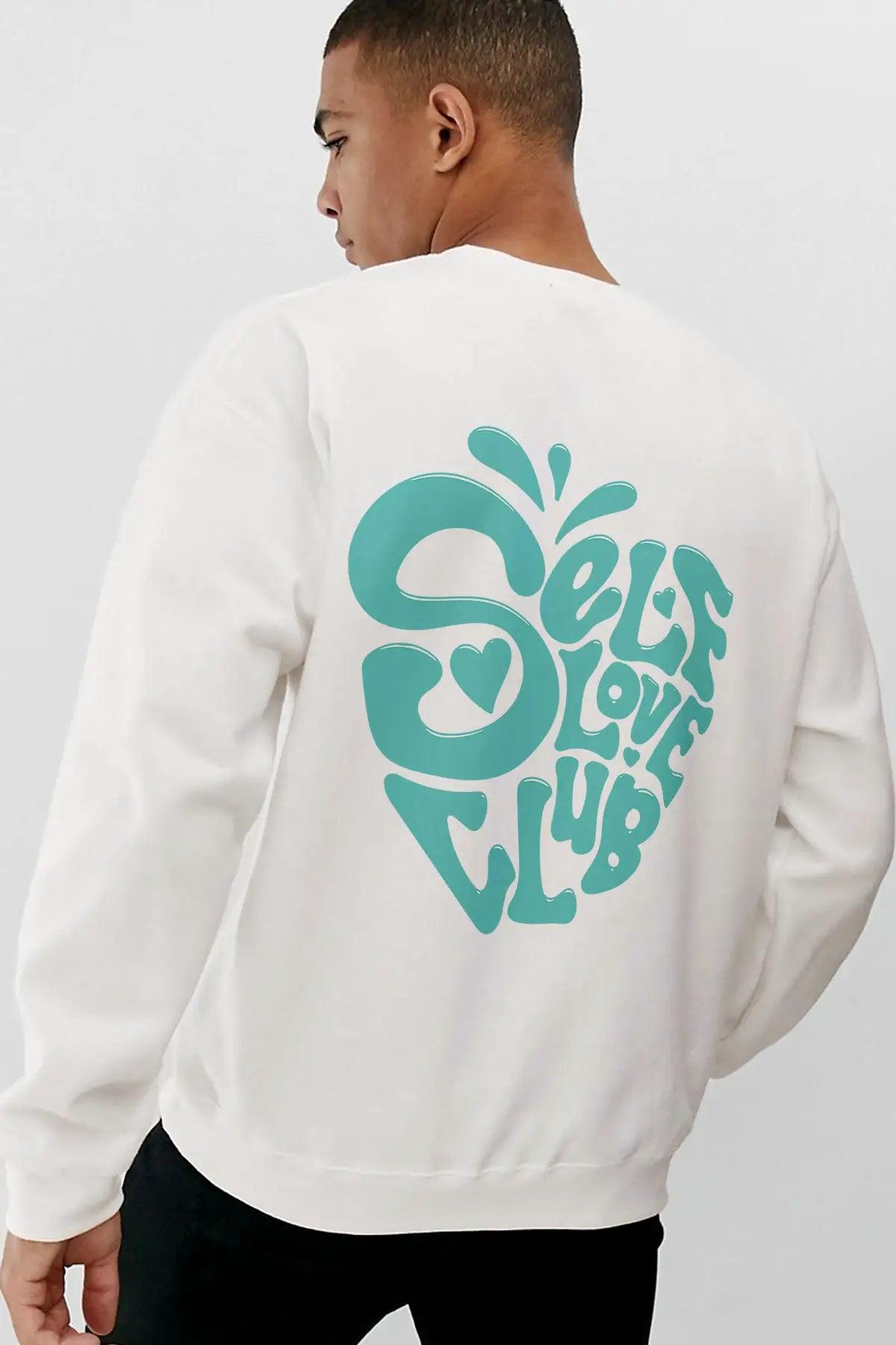 Self Love Club Oversize Erkek Sweatshirt - PΛSΛGE