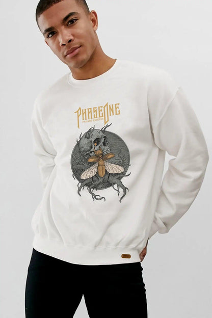 Phase One Oversize Erkek Sweatshirt - PΛSΛGE
