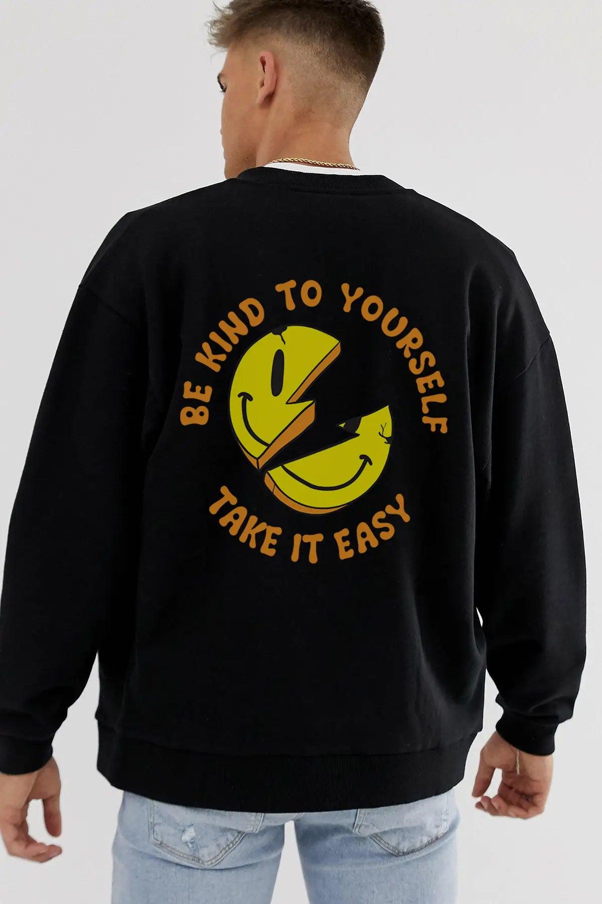 Take İt Easy Oversize Erkek Sweatshirt - PΛSΛGE