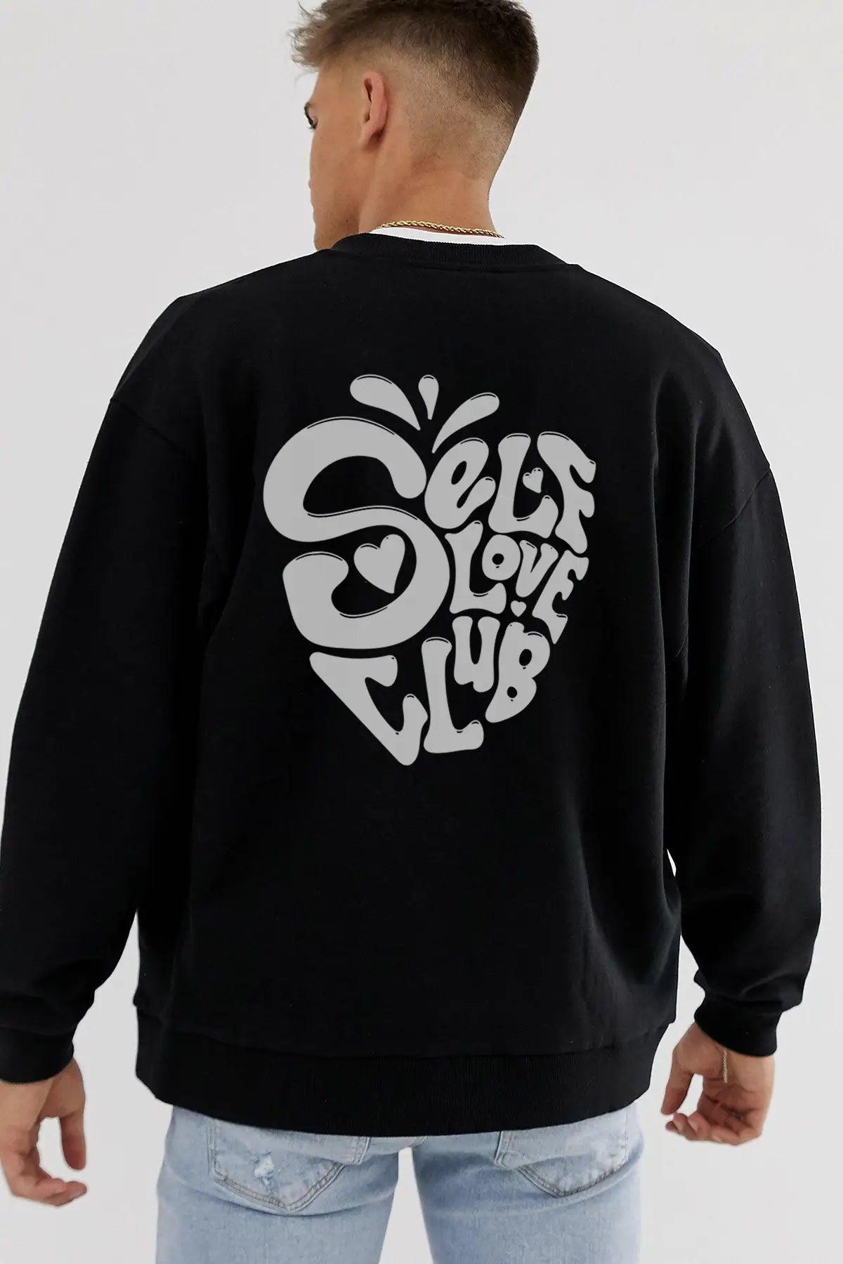 Self Love Club Oversize Erkek Sweatshirt - PΛSΛGE