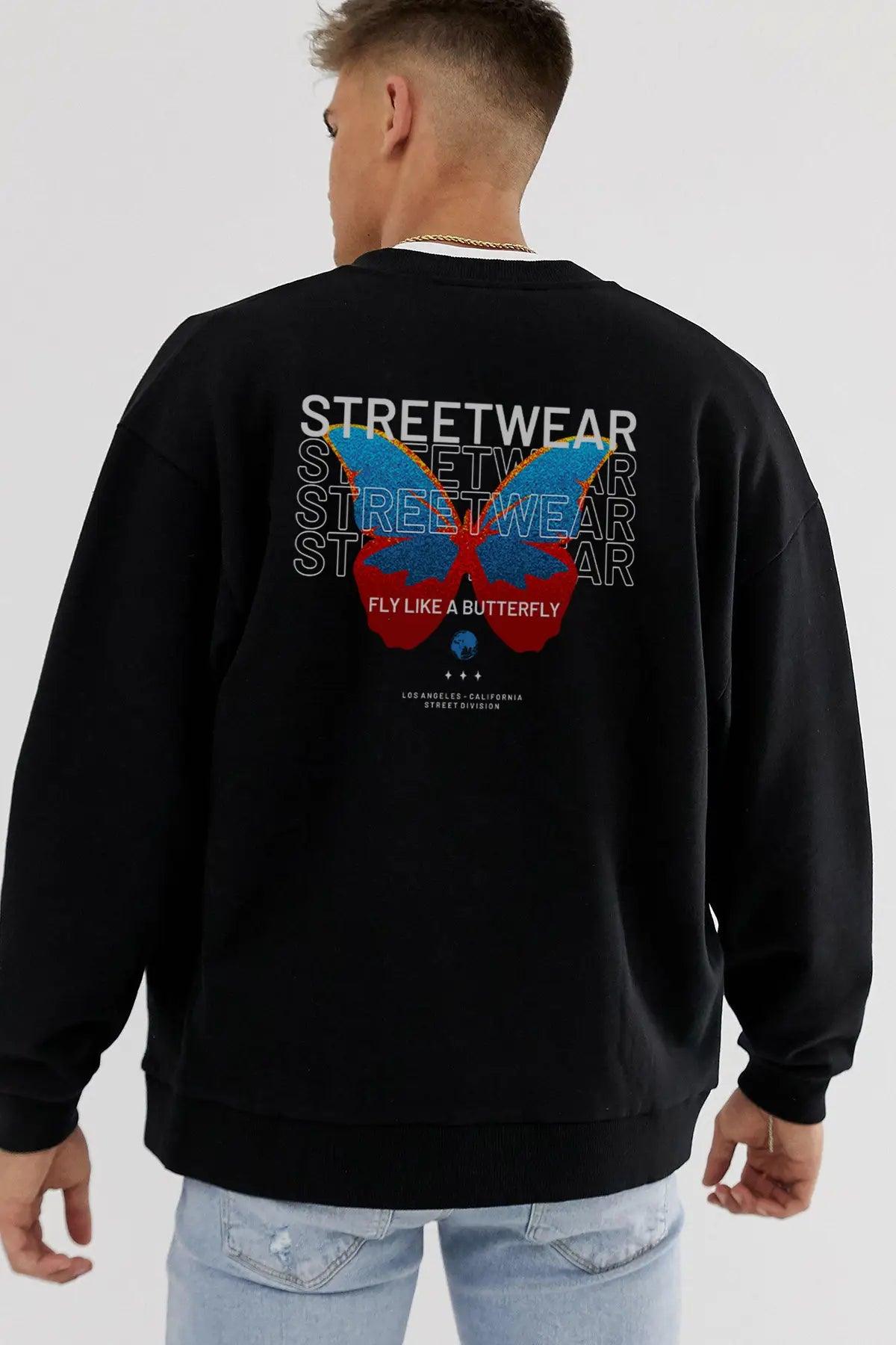 Streetwear Oversize Erkek Sweatshirt - PΛSΛGE
