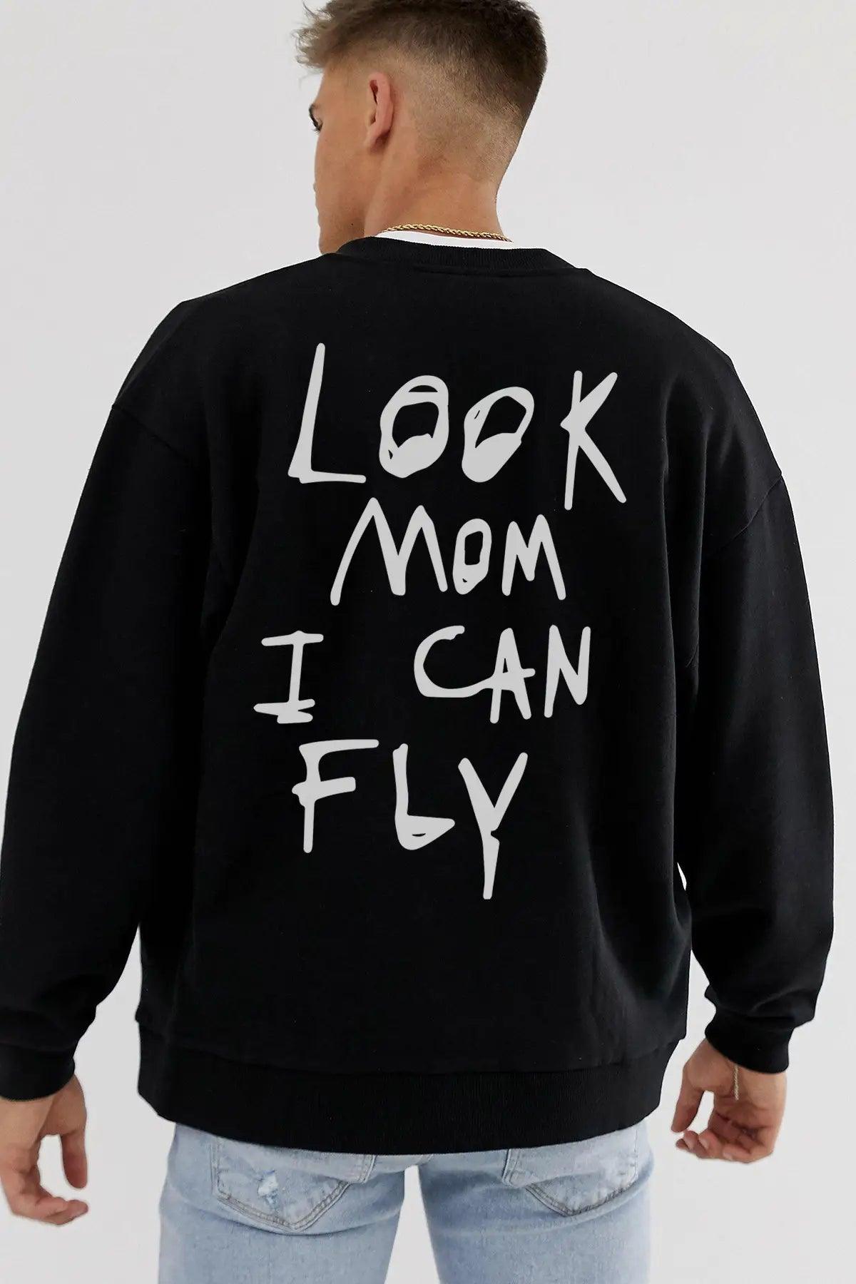 I Can Fly Oversize Erkek Sweatshirt - PΛSΛGE