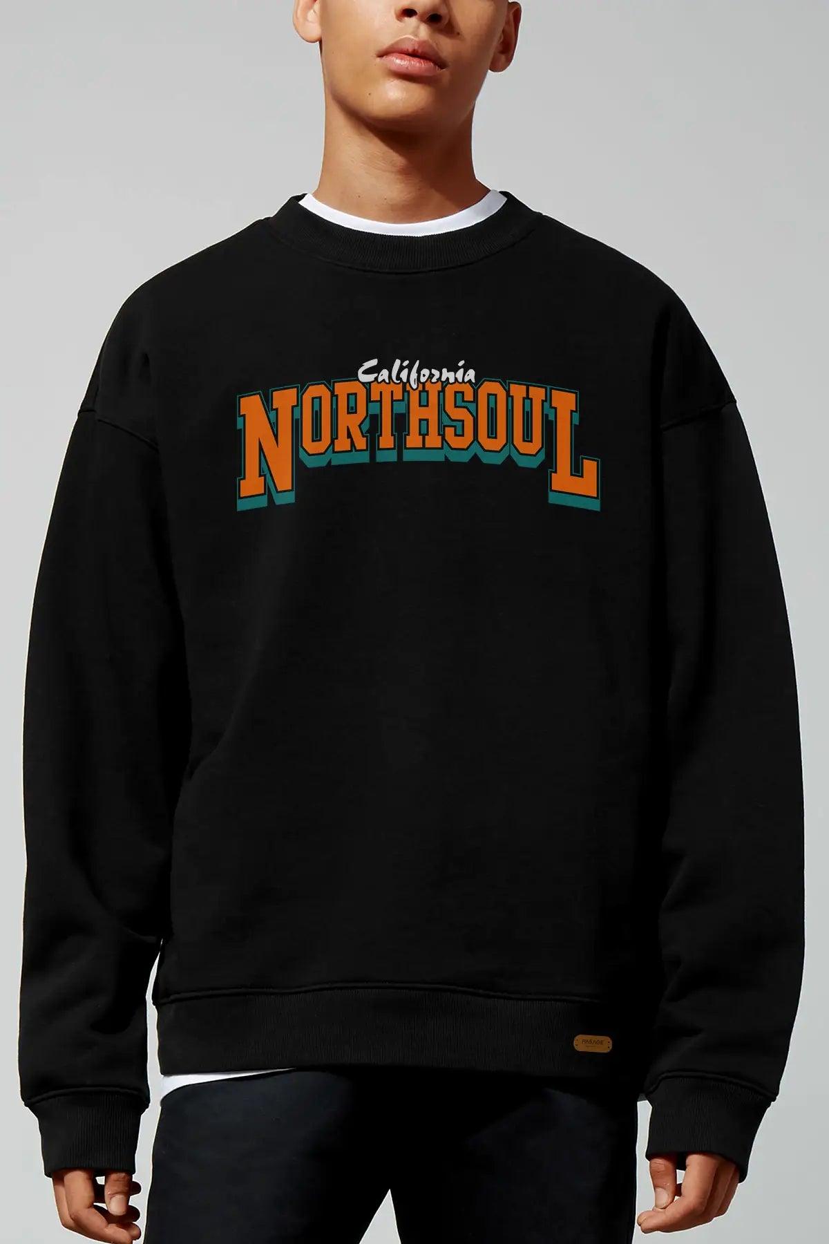 Northsoul Oversize Erkek Sweatshirt - PΛSΛGE