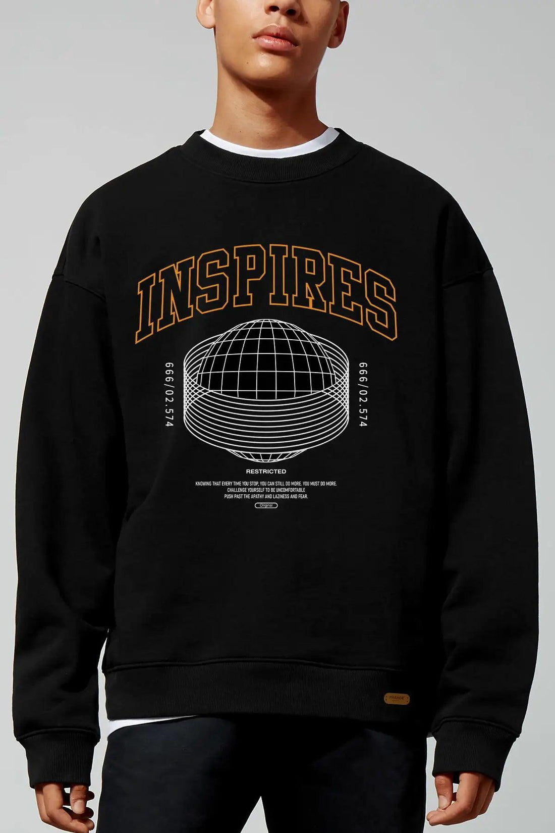 İnspires Oversize Erkek Sweatshirt - PΛSΛGE