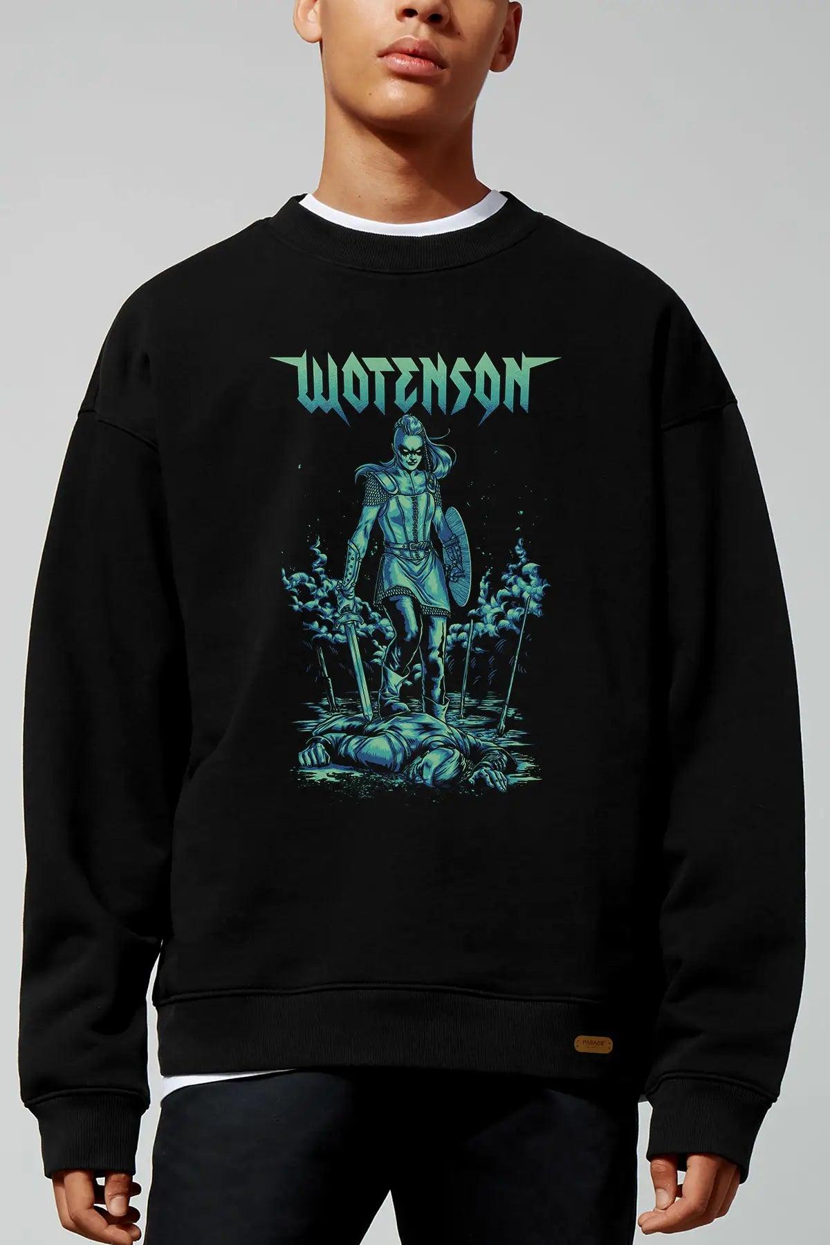 Wotenson Oversize Erkek Sweatshirt - PΛSΛGE