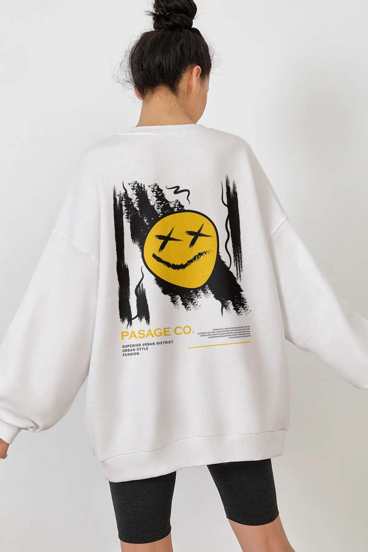 Urban Style Oversize Kadın Sweatshirt - PΛSΛGE
