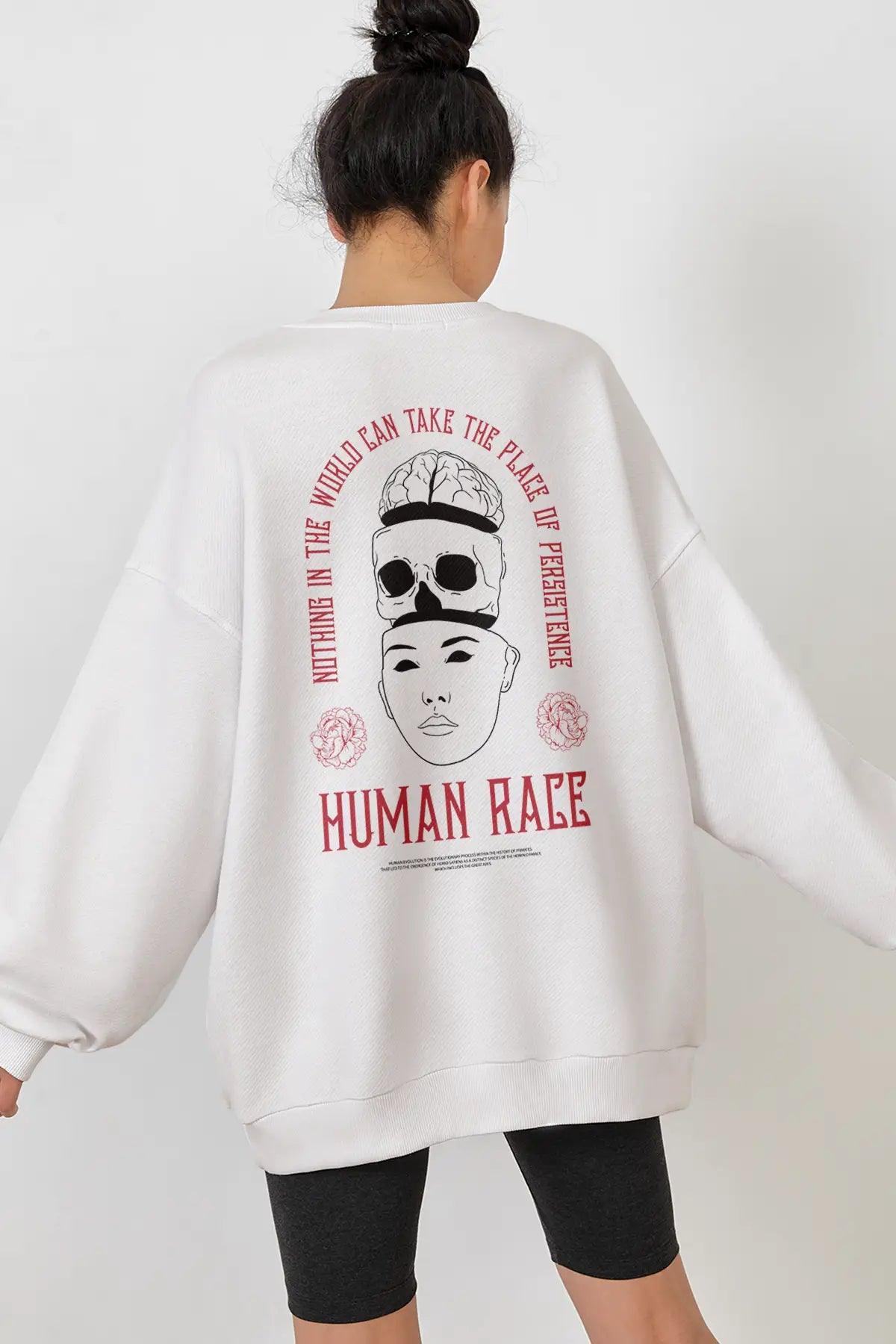 Human Race Oversize Kadın Sweatshirt - PΛSΛGE