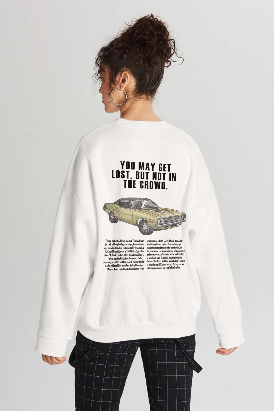 Get Lost Oversize Kadın Sweatshirt - PΛSΛGE
