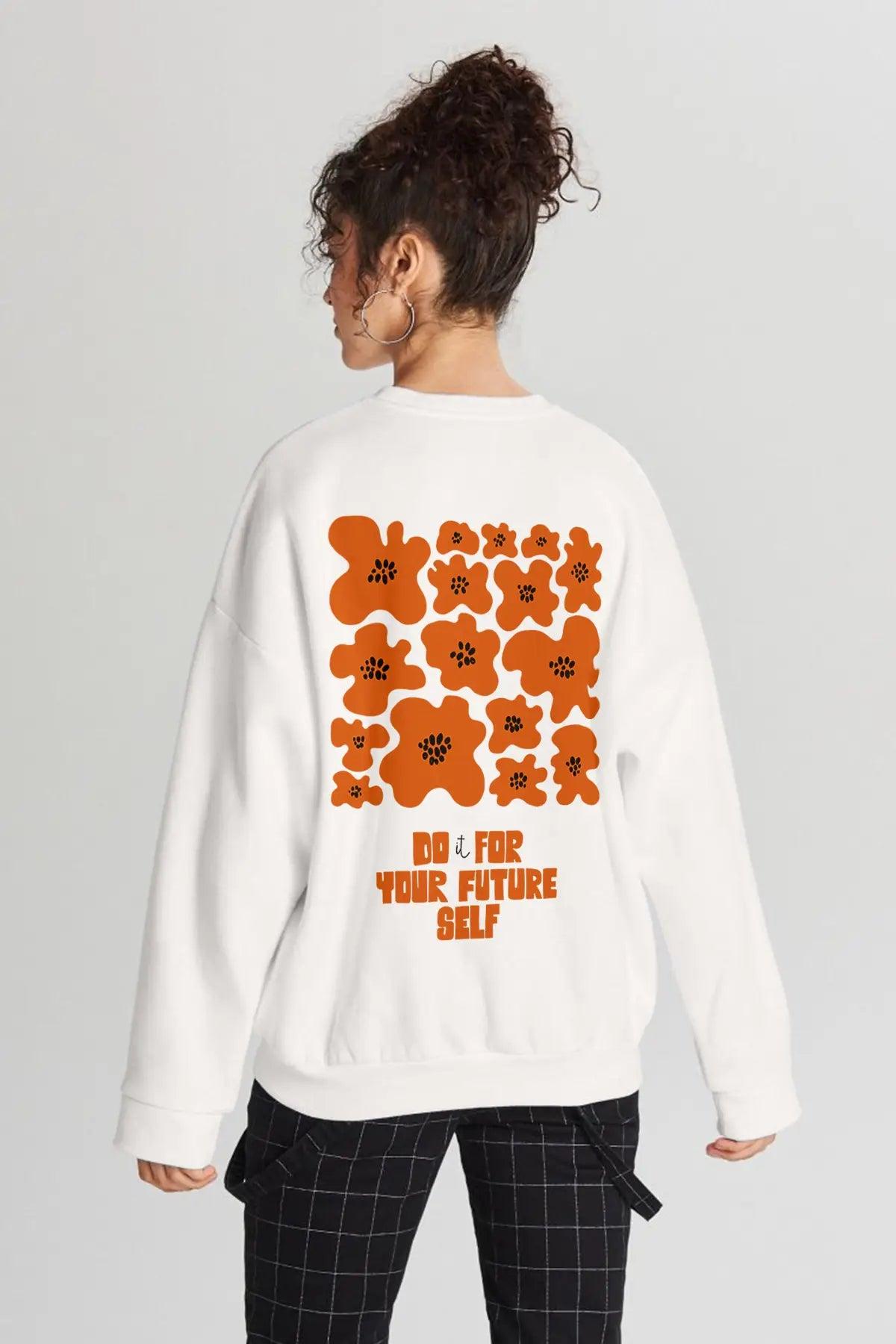 Self Future Oversize Kadın Sweatshirt - PΛSΛGE