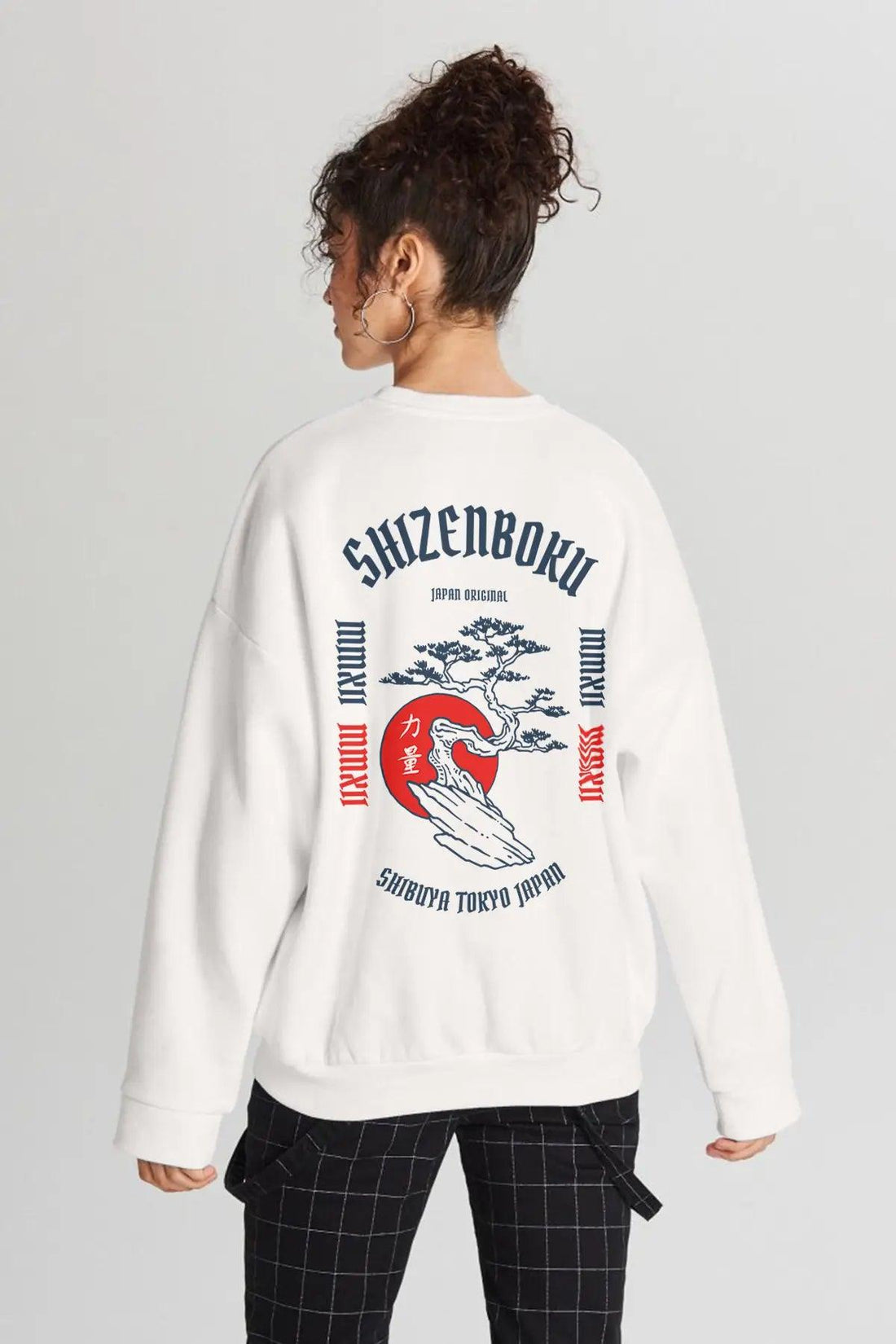 Shizen Oversize Kadın Sweatshirt - PΛSΛGE