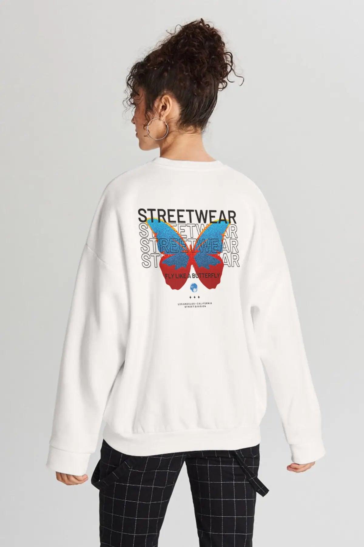 Streetwear Oversize Kadın Sweatshirt - PΛSΛGE