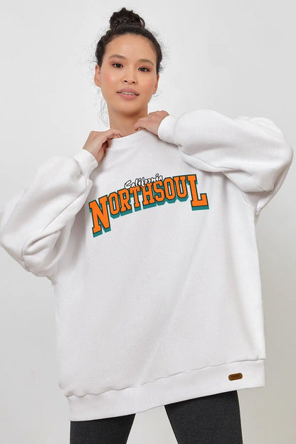 Northsoul Oversize Kadın Sweatshirt - PΛSΛGE