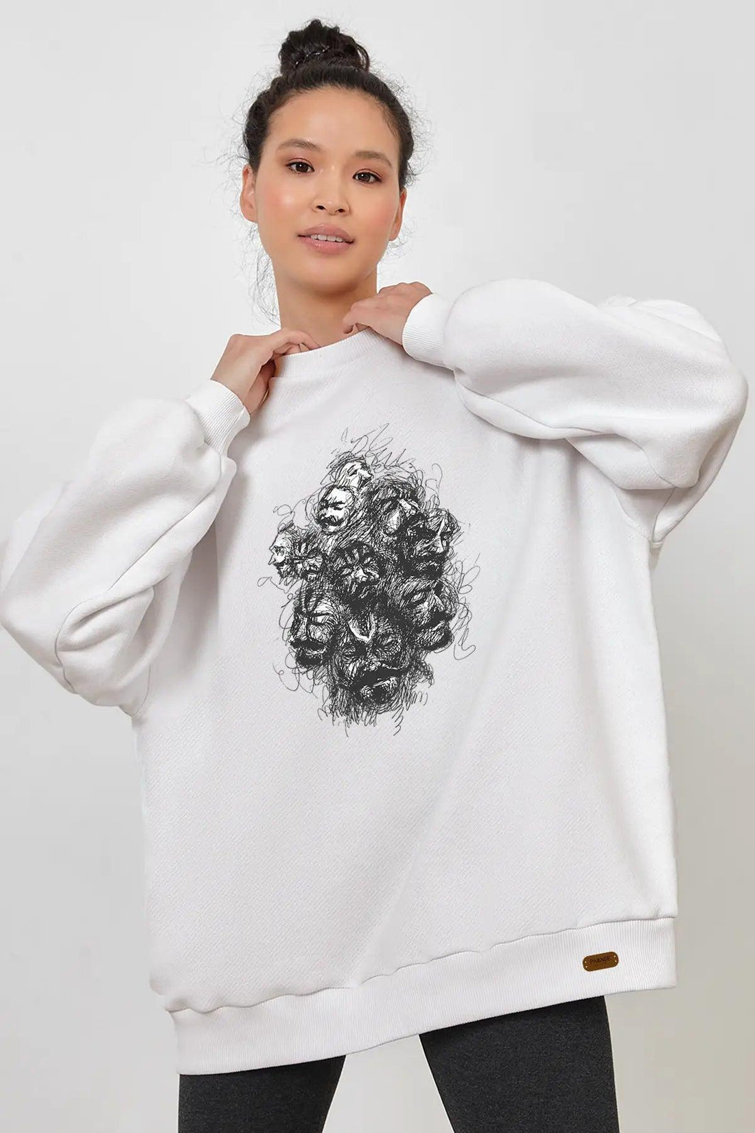 Complexity Oversize Kadın Sweatshirt - PΛSΛGE