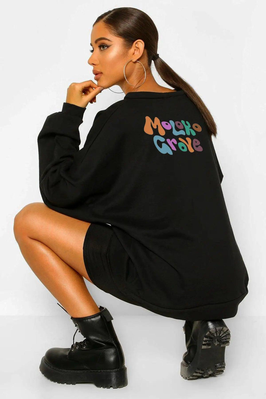 Moloko Oversize Kadın Sweatshirt - PΛSΛGE