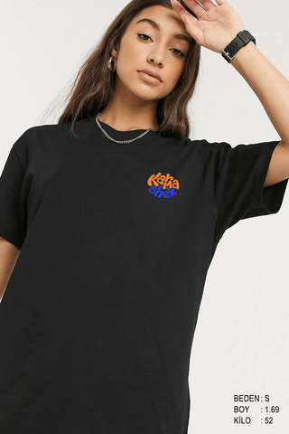 Karmashek Oversize Kadın Tişört - PΛSΛGE