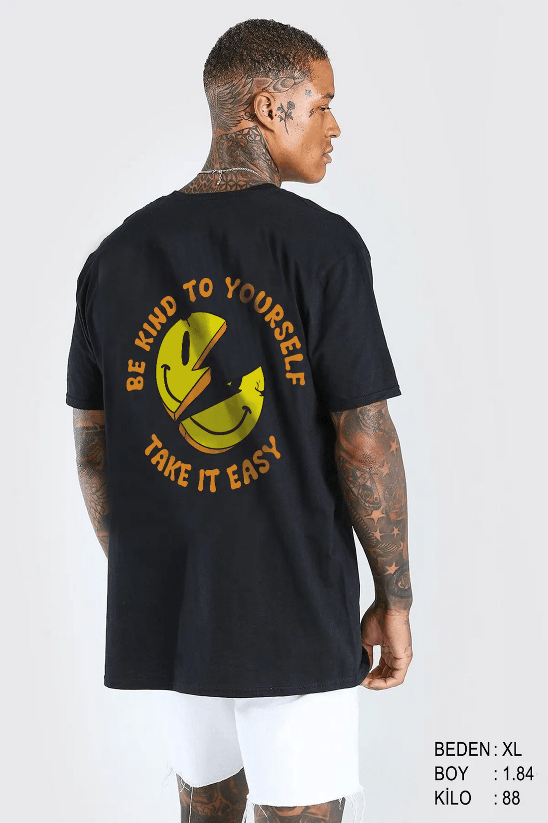 Take İt Easy Oversize Erkek Tişört - PΛSΛGE