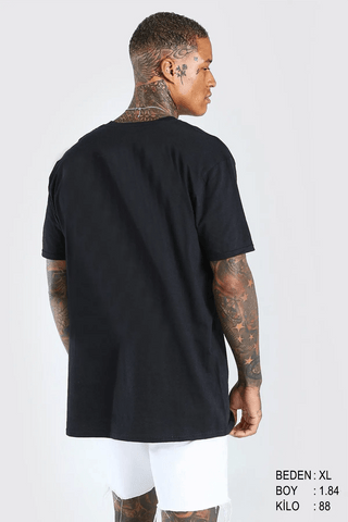 Reminisce Oversize Erkek Tişört - PΛSΛGE
