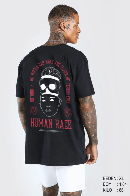 Human Race Oversize Erkek Tişört - PΛSΛGE