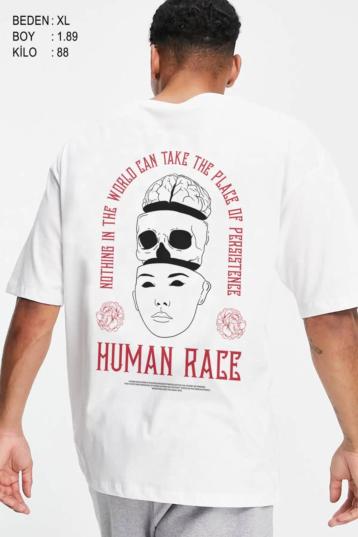 Human Race Oversize Erkek Tişört - PΛSΛGE