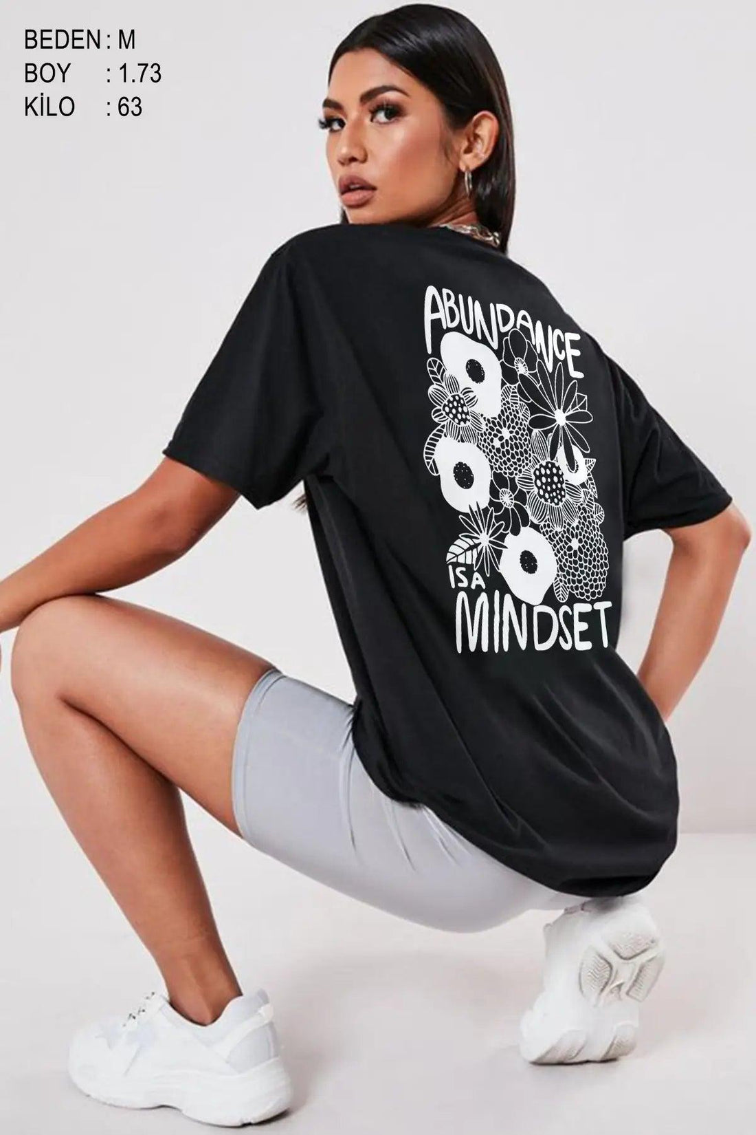 Mindset Oversize Kadın Tişört - PΛSΛGE