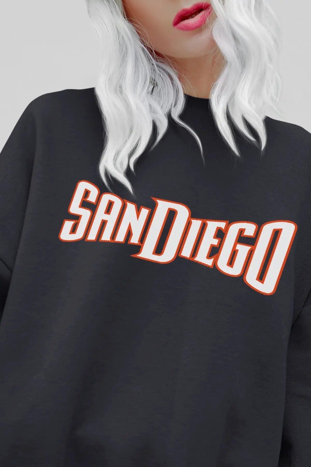 Sandiego Oversize Kadın Sweatshirt - PΛSΛGE