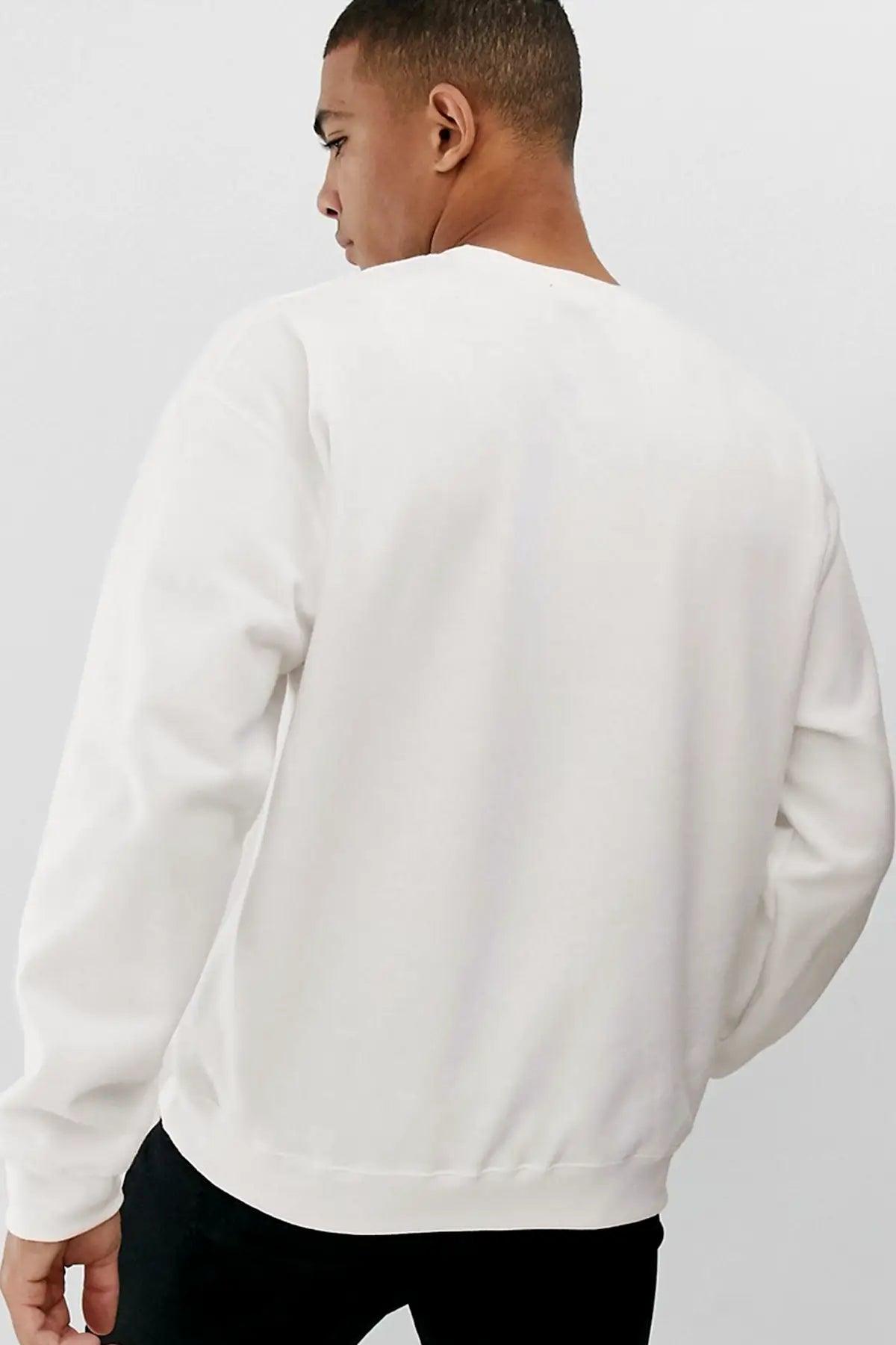 Enjoy Yourself Oversize Erkek Sweatshirt - PΛSΛGE