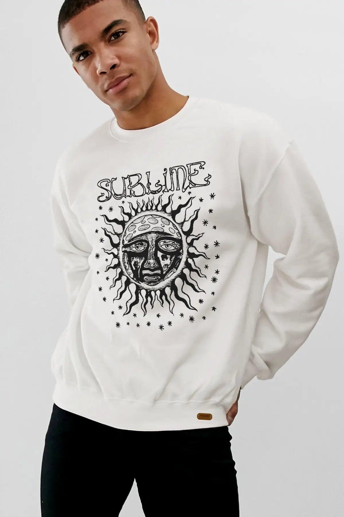 Sublime Oversize Erkek Sweatshirt - PΛSΛGE
