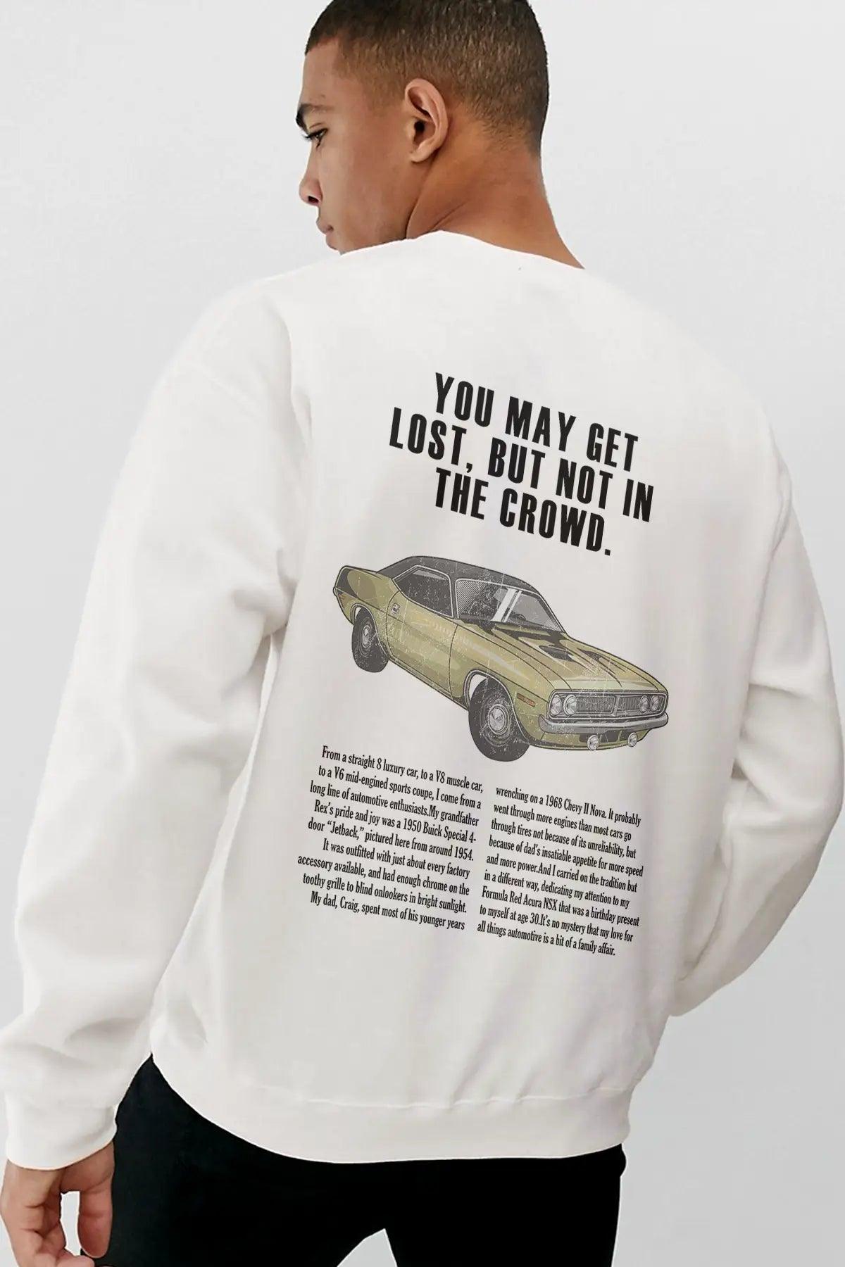 Get Lost Oversize Erkek Sweatshirt - PΛSΛGE