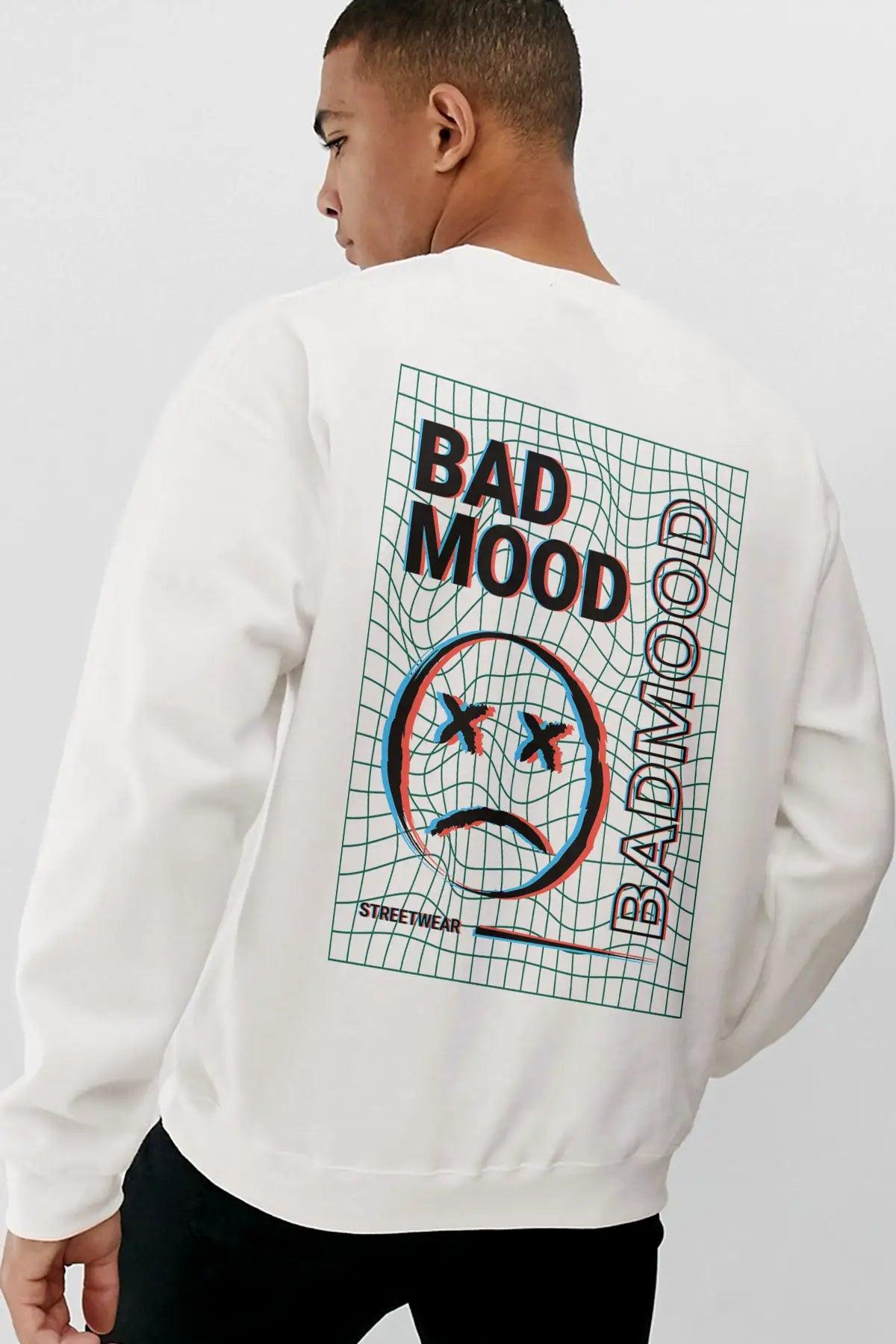 Bad Mood Oversize Erkek Sweatshirt - PΛSΛGE