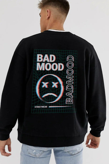 Bad Mood Oversize Erkek Sweatshirt - PΛSΛGE