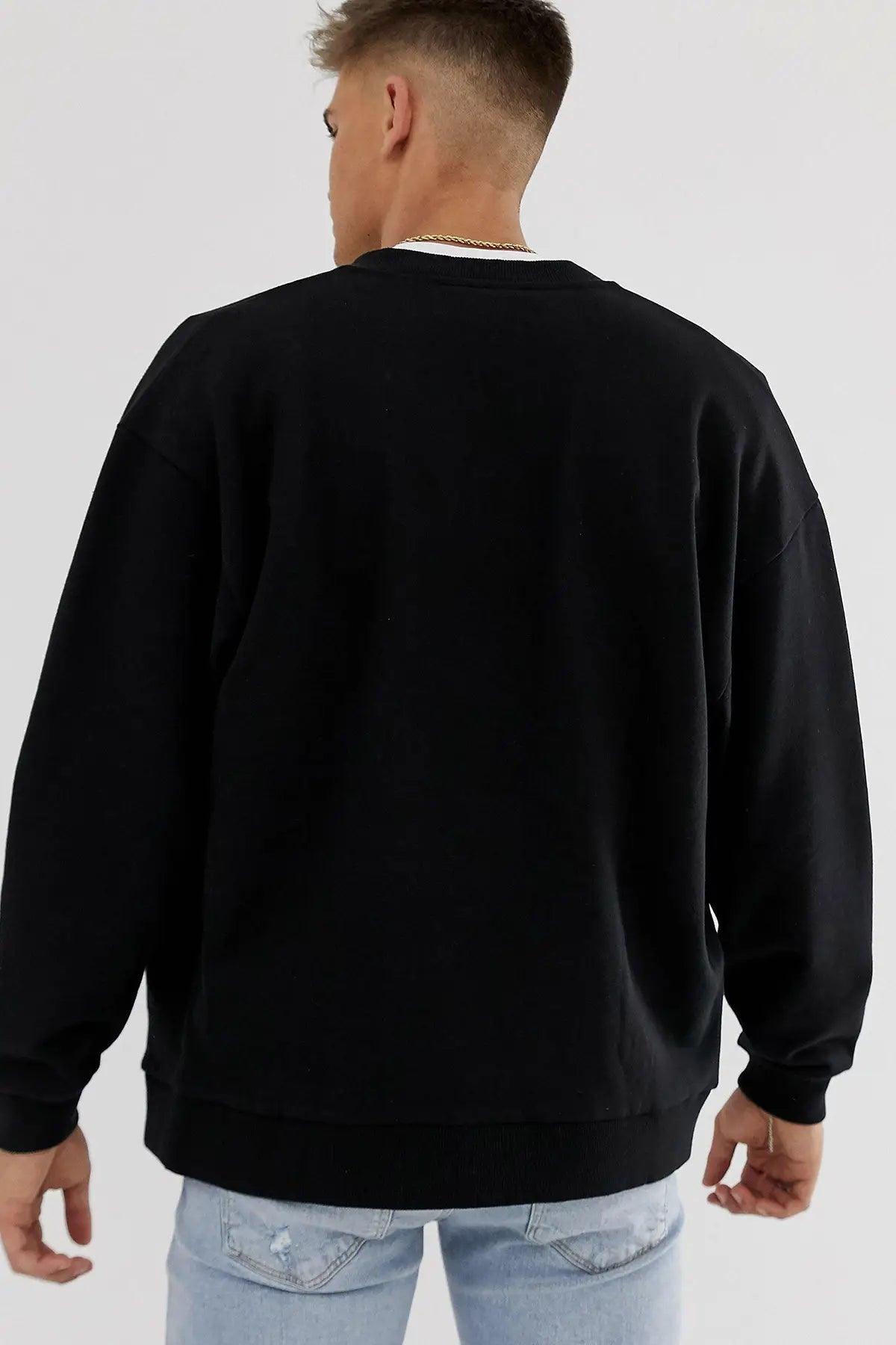 Chicago Oversize Erkek Sweatshirt - PΛSΛGE