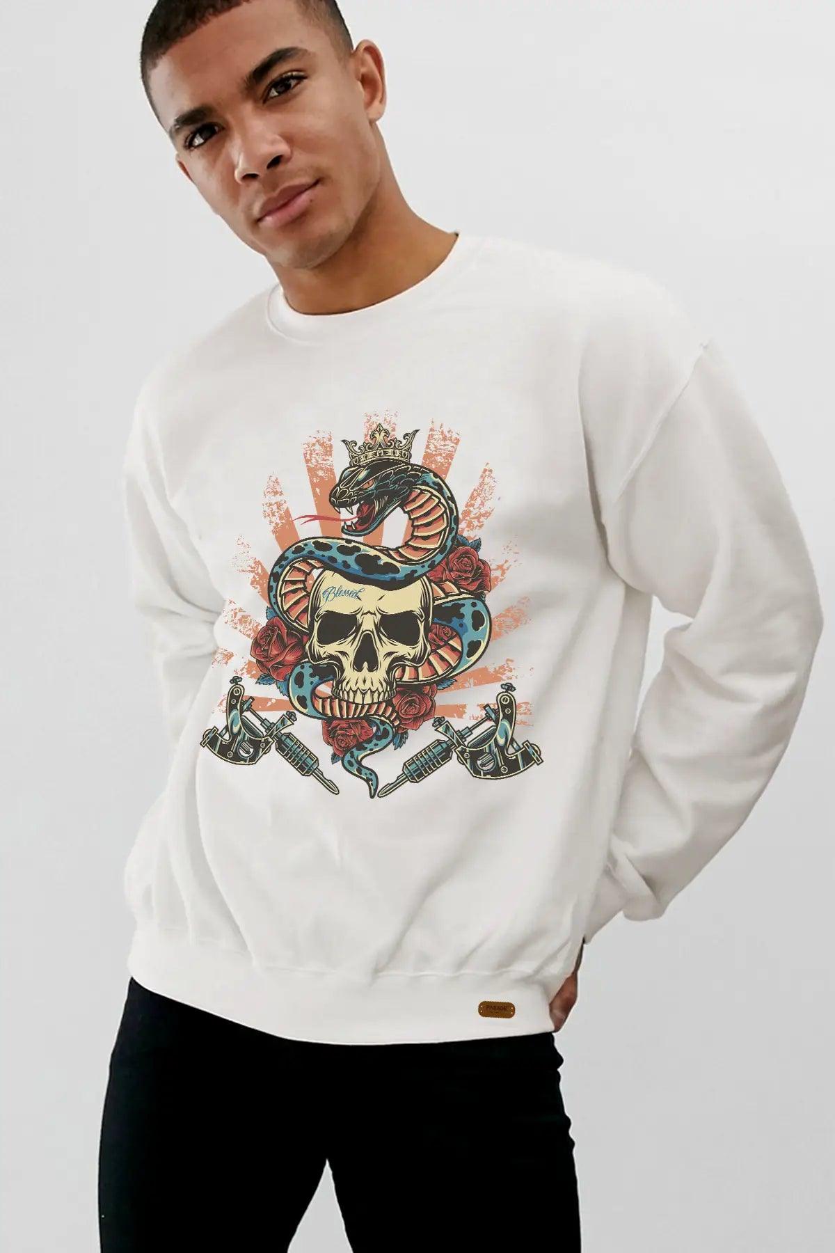 Blessed Oversize Erkek Sweatshirt - PΛSΛGE
