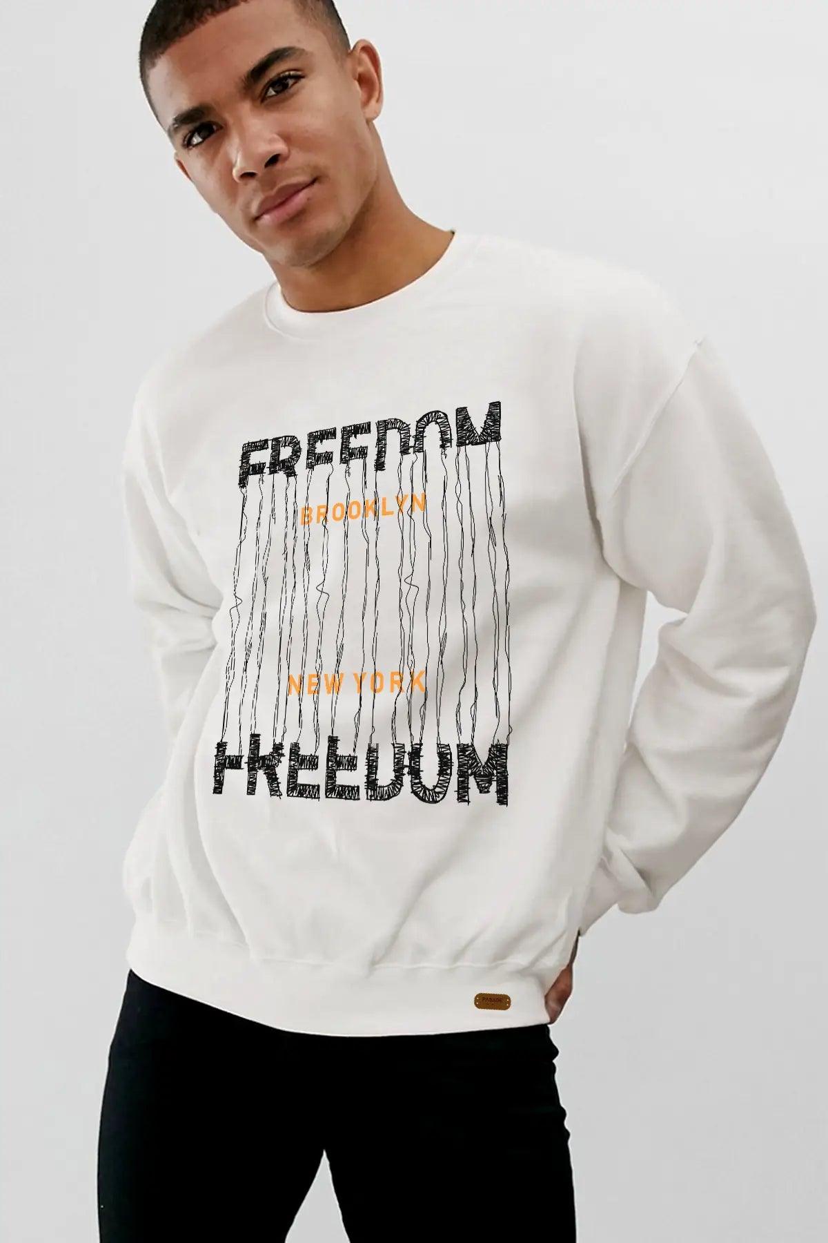 Liberty Oversize Erkek Sweatshirt - PΛSΛGE