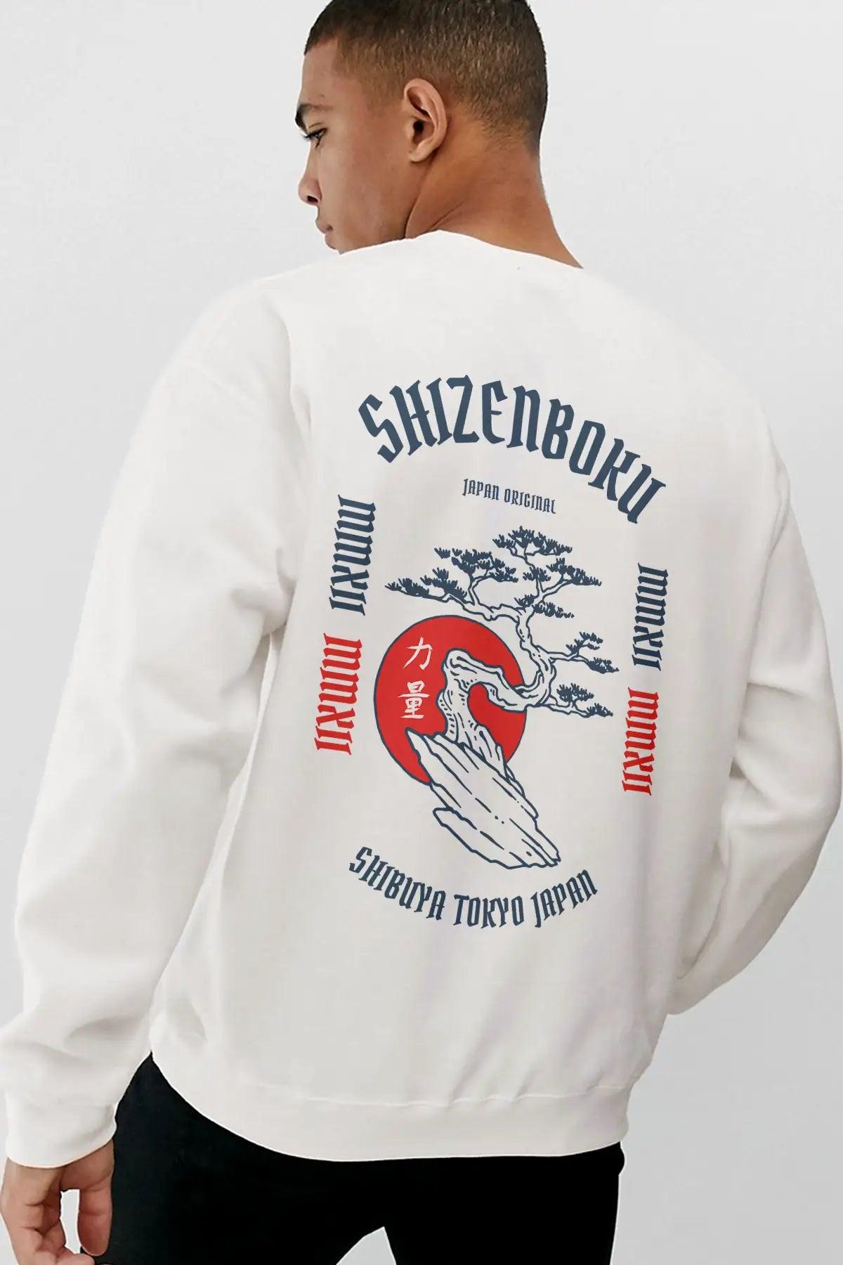 Shizen Oversize Erkek Sweatshirt - PΛSΛGE