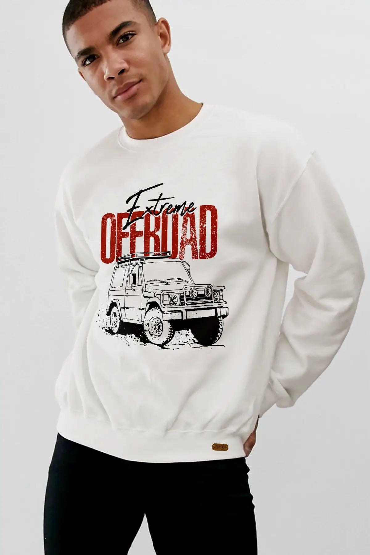 Extreme Offroad Oversize Erkek Sweatshirt - PΛSΛGE