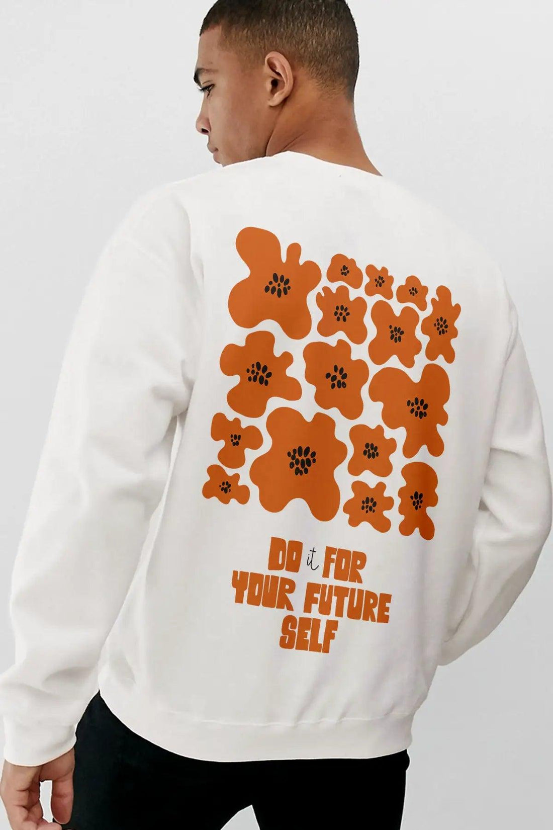 Self Future Oversize Erkek Sweatshirt - PΛSΛGE