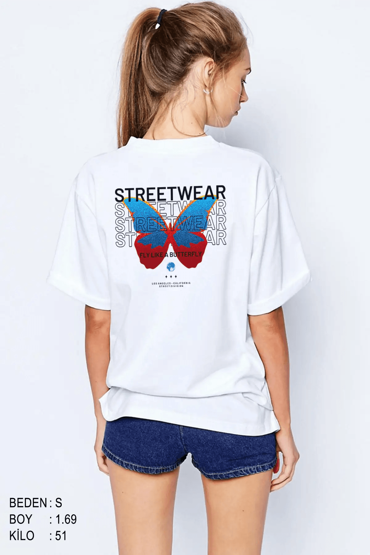 Streetwear Oversize Kadın Tişört - PΛSΛGE